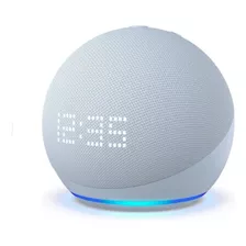 Echot Dot 5ta Generacion + Reloj Alexa, Azul Nube