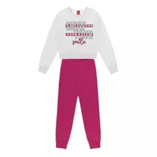 Conjunto Juvenil Feminino Casaco + Calça Kyly - Tamanho 16