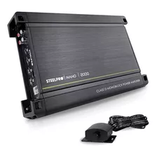 Amplificador Para Carros, Pickups & Suv Steelpro Nano Nano 2000 Clase D Con 1 Canal Y 2000w