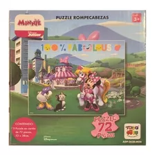 Puzzle Minnie Disney Junior Caja Rompecabezas 72piezas +3año