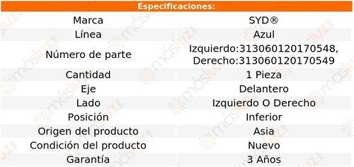 (1) Horquilla Delantera Izq O Der Inf Skyhawk 82/89 Azul Foto 3