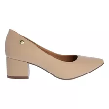 Sapato Scarpin Feminino Vizzano Salto Baixo Quadrado