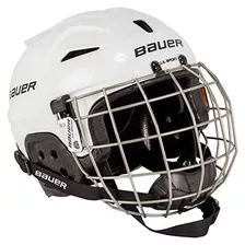 Casco Deportivo De Hockey Con Jaula Para Máscara Facial