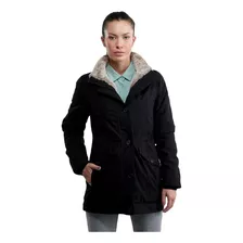 Chamarra Parka Negro Con Capucha Holly Land 1090 Mujer