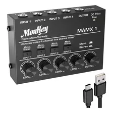 Mini Audio Mixer Marca Moukey