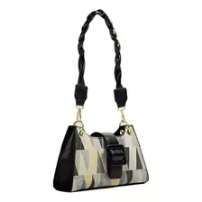 Bolso Bandolera De Mujer Tejido Floral Pintado