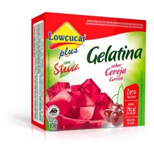 Lowçucar Plus Gelatina Zero Açucar C/ Stévia Cereja 10g