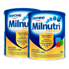 Milnutri Premium Danone 800g | Kit Com Duas Unidades
