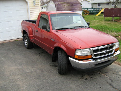 93-04 Ford Ranger Par Espejos Manuales Tipo Bandera 2 Piezas Foto 8