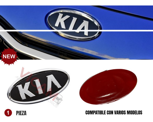 Emblema Kia Autoadherible 12 X 6 Cm Foto 2