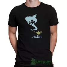 Camiseta Aladdin Camisa Masculina Infantil Adulto 