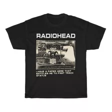 Playera Camiseta Rock Radiohead Thom Yorke I Have A Paper 