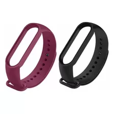 2 Mallas Para Xiaomi Mi Band 5 6 Correa Reloj Smart Watch 