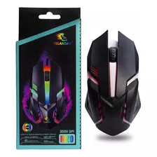 Mouse Gamer M20 Yelandar 3000 Dpi Rgb Led Troca Cor P/ Jogos