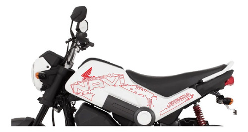 Kit Stickers Reflejantes Y Neon Para Tapas Honda Navi  Foto 3