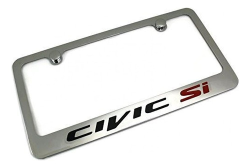 Foto de Logo  De Honda Civic Si Matrcula Placa Latn Cromado