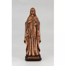 Imagem Nossa Senhora Grávida - Resina - 15 Cm Cor Bronzeado