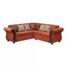 Sofa Seccional Intercambiable Essenza Donato Tela Terracota