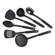 Cucharones Set Kit Juego Utensilios Cucharas Cocina 6 Pzs