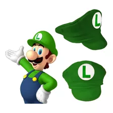 Boina Cap Chapéu Luigi Super Mario Bros Tam Adulto Infantil
