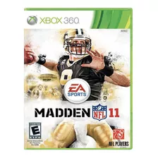 Jogo Madden Nfl 11 - Xbox 360 - Original Mídia Física