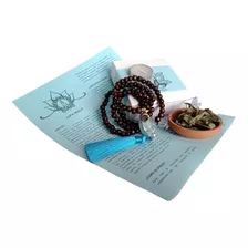 Japa Mala Meditación Kit Rosario Tibetano + Salvia + Vela