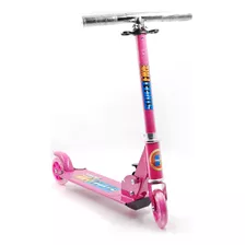 Patinete Rosa Feminino 2 Rodas Super Lançamento