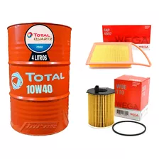 Cambio Aceite 10w40 4l + Kit Filtros 308 408 Partner 1.6 Hdi