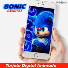 Invitación Virtual Animada Para Cumpleaños - Sonic