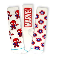 Calcetas Spiderman, Avengers, Marvel, Hombre Araña