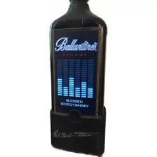 Ballantines Original Botella Publicidad Led Audio Ritmica