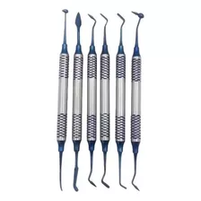 6 Piezas Set De Espátulas Compuestas Para Resina Dental