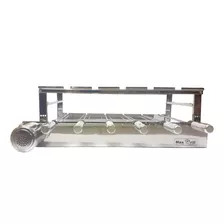 Max Churrasqueira Giratória Grill Inox 6 Espetos 127v Ou 220