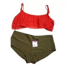 Malla 2 Piezas,dama,top L,short M.mblicra.nuevas Varias,ver+