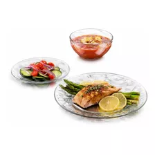 Vajilla Alaska Circular 4 Personas 12pzs Cocina Platos Crisa