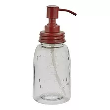 Dispensador De Jabón Mason Jar - Rojo