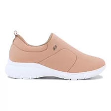 Tênis Feminino Usaflex Ortopédico Elastano Confort Slip On