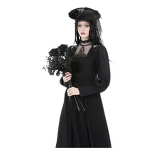 Maxi Vestido Negro Gotic Lolita Dark In Love Killstar Dw876