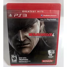 Ps3 Metal Gear Solid 4 Midia Física Completo