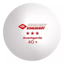Pelotitas Ping Pong Donic 3 Estrellas Avantgrade X 3 Pelotas Color Blanco (608334)