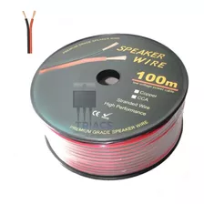 Cable Paralelo De Parlante 2x20 Awg Rojo/negro 100m