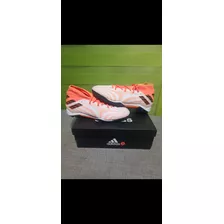 Tenís Tacos Futbol adidas Nemesis.3 Naranjas Originales 