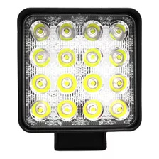 Faro Caminero Auxiliar Led Rectangular 16led 48w