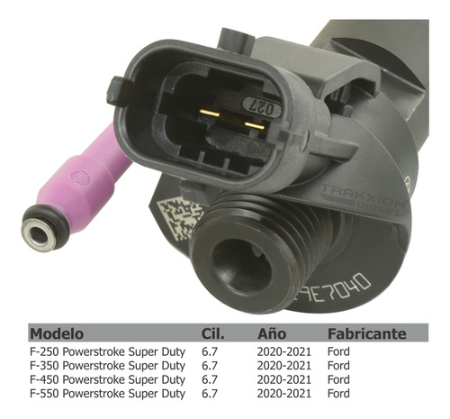 Inyector Diesel Para 6.7 V8 Ford Lc3q9k546ac, Lc3q-9k546-ac Foto 6