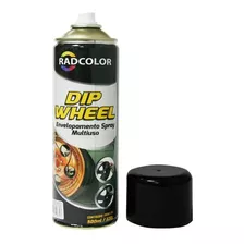 Tinta Spray Envelopamento Liquido Dip Wheel 500ml Preto