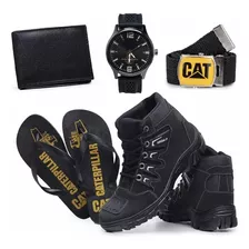 Kit Bota Coturno Masculino Caterpillar Adventure Onset