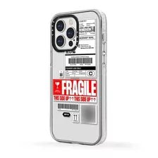 Funda Para iPhone 14 13 12 11 Pro Max Plus Ticket Fragile