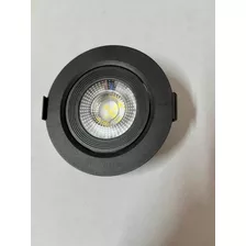 Ojo De Buey Móvil Luz Blanca Filo Negro 5w 110-230vac D=9cm