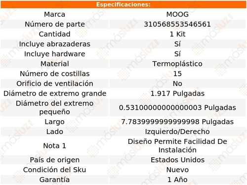 Cubre Polvo Macheta Direccion Izq/der Lexus Es330 04-06 Moog Foto 3