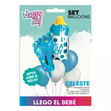 Kit Globos Llego El Bebe Decoración - Festejos 365